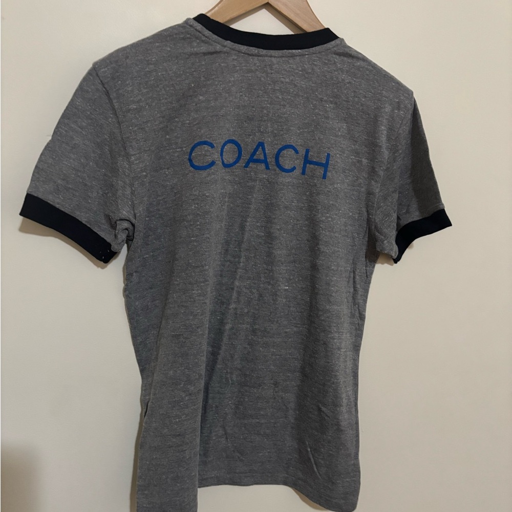 Alternative Earth Men's Size M Gray and Black Ringer Tee with Beachbody Logo - Picture 12 of 15